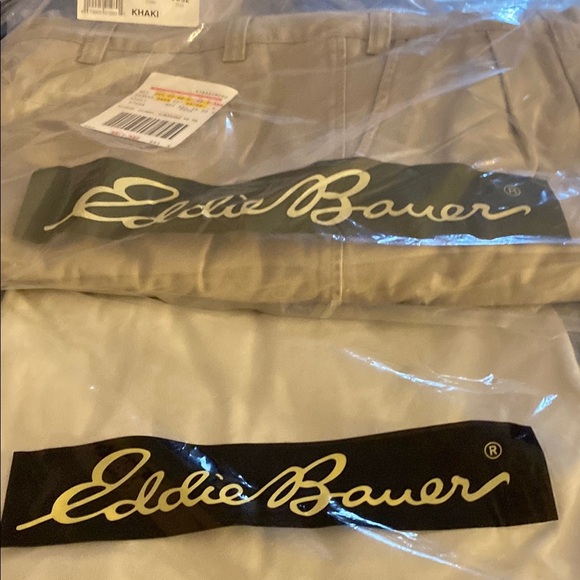 Eddie Bauer Khaki Pants and L.L.Bean big and tall pants men new - Picture 1 of 6